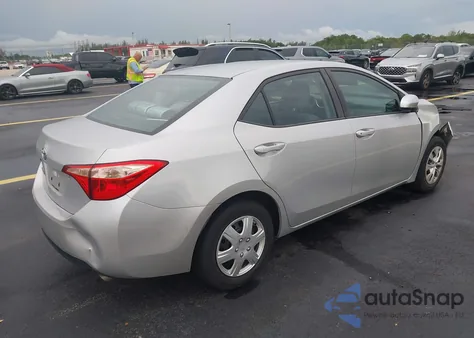 2017 Toyota Corolla L из США, поврежденный, VIN 2T1BURHEXHC779801